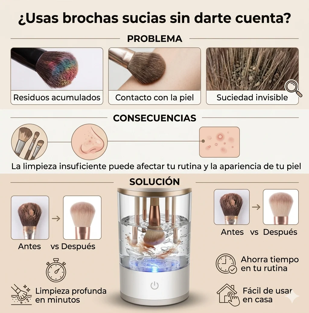 Limpiador De Brochas Electrico