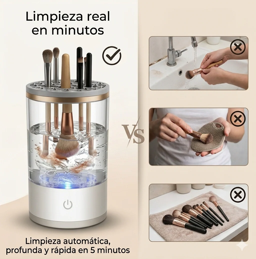Limpiador De Brochas Electrico